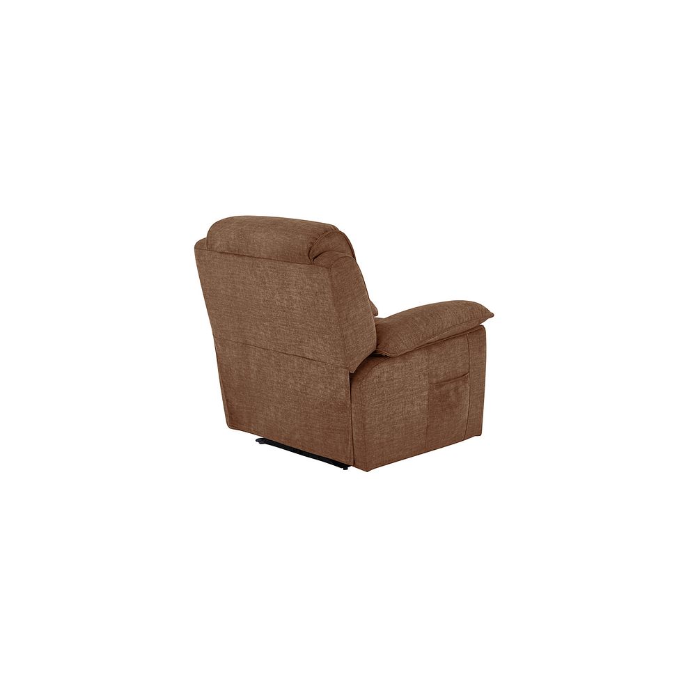 Goodwood Electric Riser Recliner Armchair in Plush Brown 7