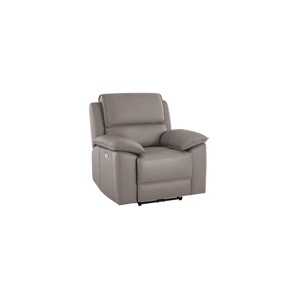 Goodwood Electric Reclining Armchair in Light Grey 1