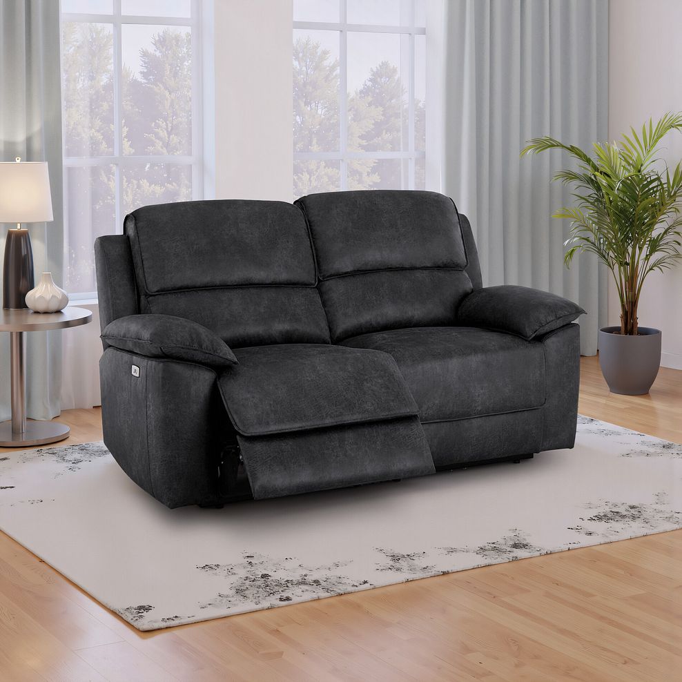 Goodwood Electric Reclining Modular Group 8 in Miller Grey Fabric 1