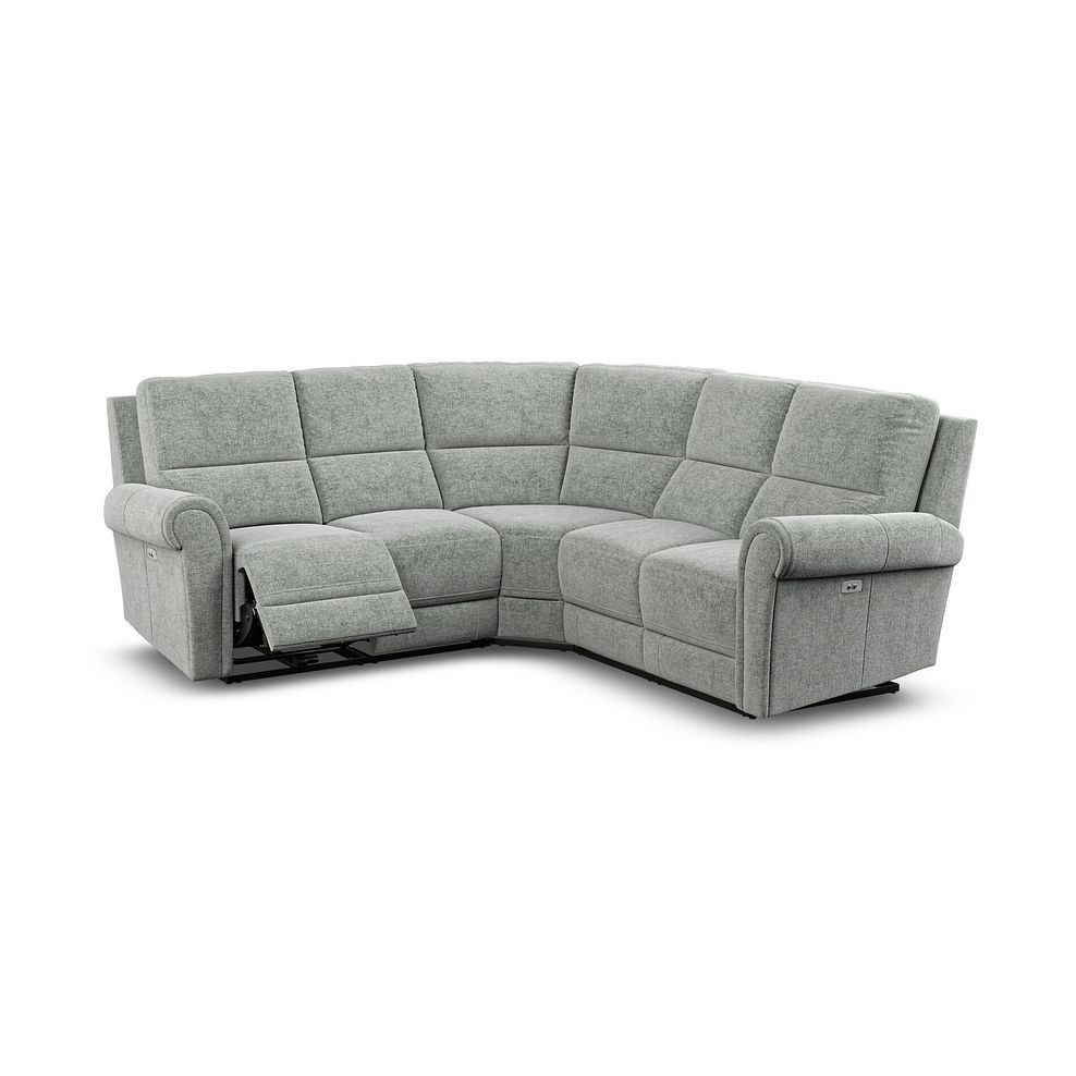 Colorado Electric Reclining Modular Group 3 in Hopsack Platinum Fabric 6