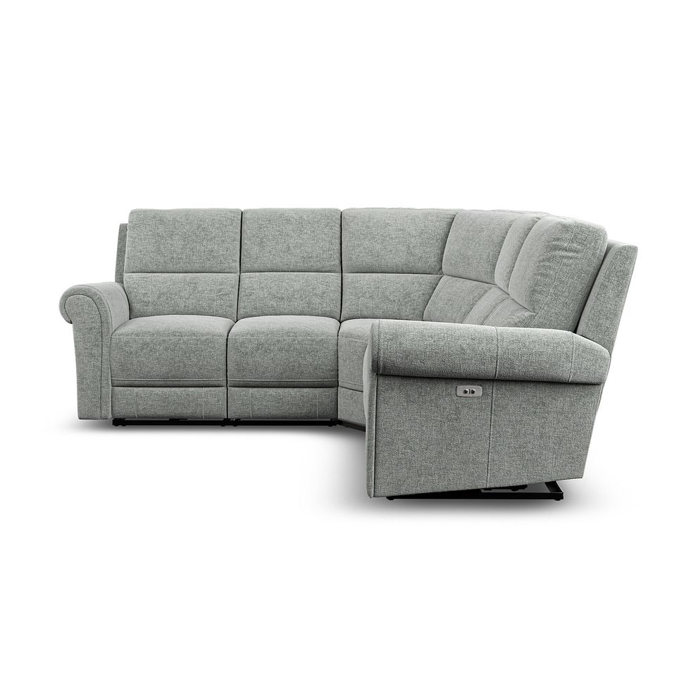 Colorado Electric Reclining Modular Group 3 in Hopsack Platinum Fabric 9