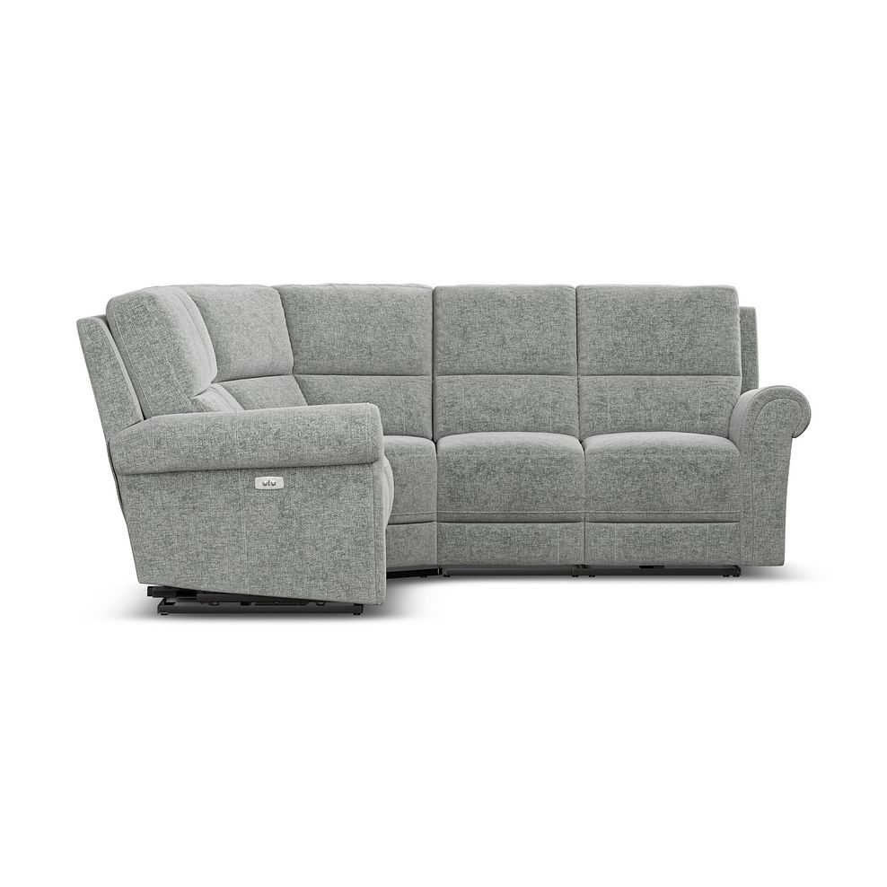 Colorado Electric Reclining Modular Group 3 in Hopsack Platinum Fabric 11