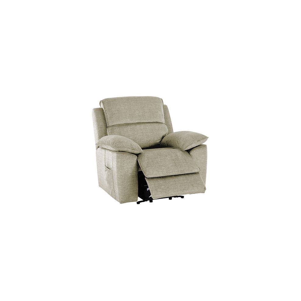 Goodwood Electric Riser Recliner Armchair in Plush Beige 3