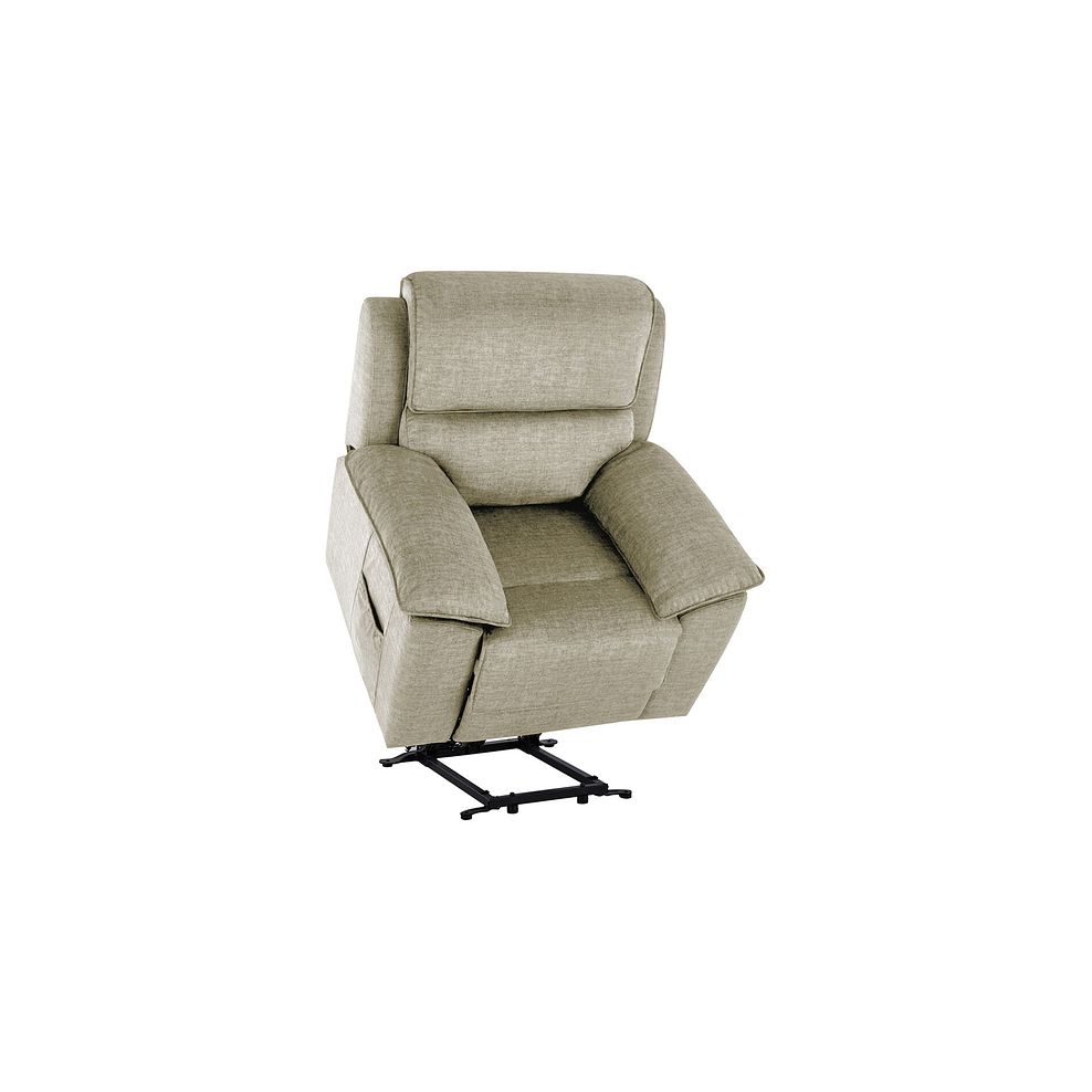 Goodwood Electric Riser Recliner Armchair in Plush Beige 6