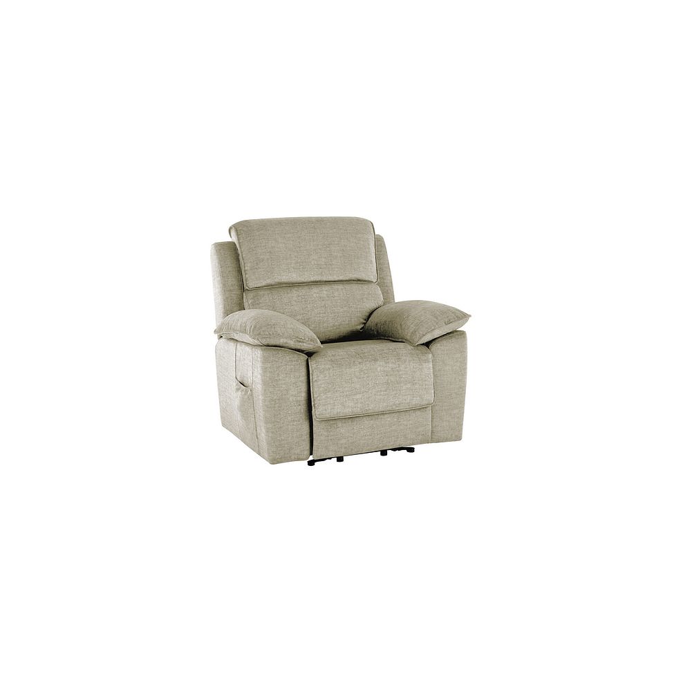 Goodwood Electric Riser Recliner Armchair in Plush Beige 1