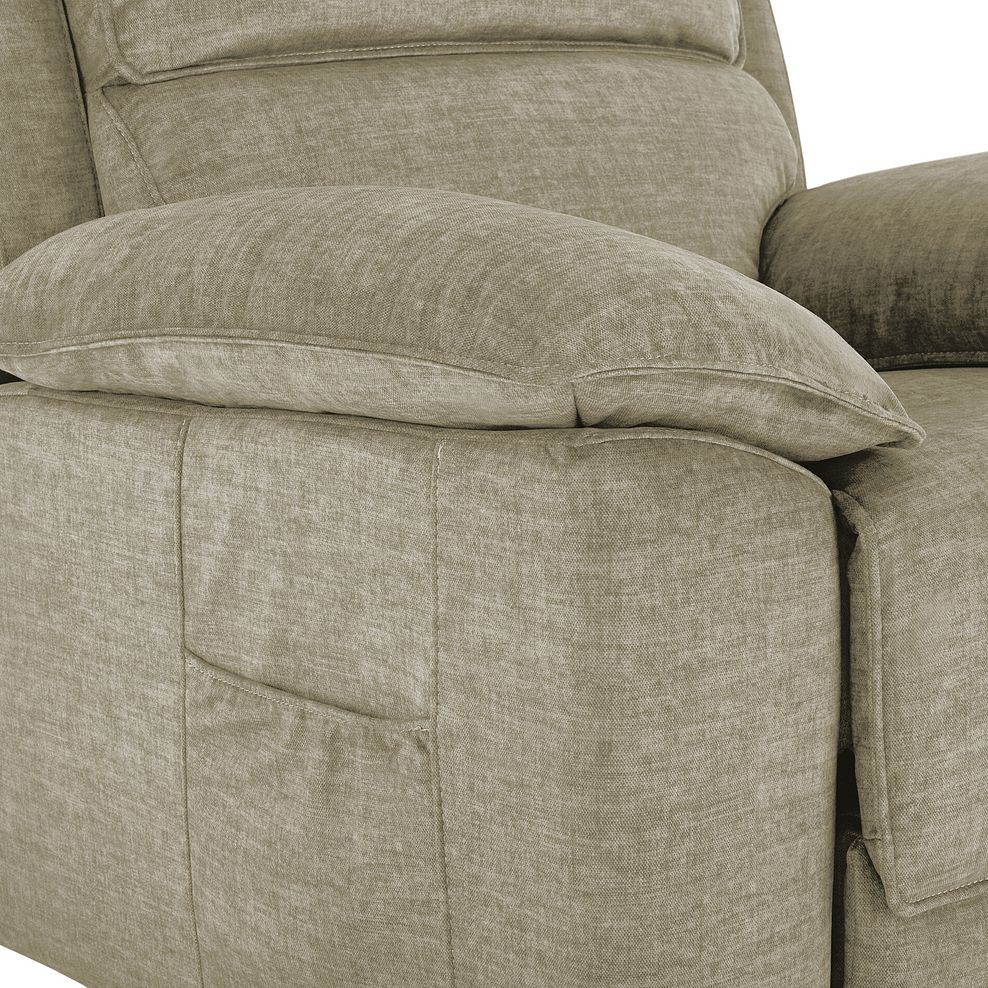 Goodwood Electric Riser Recliner Armchair in Plush Beige 8