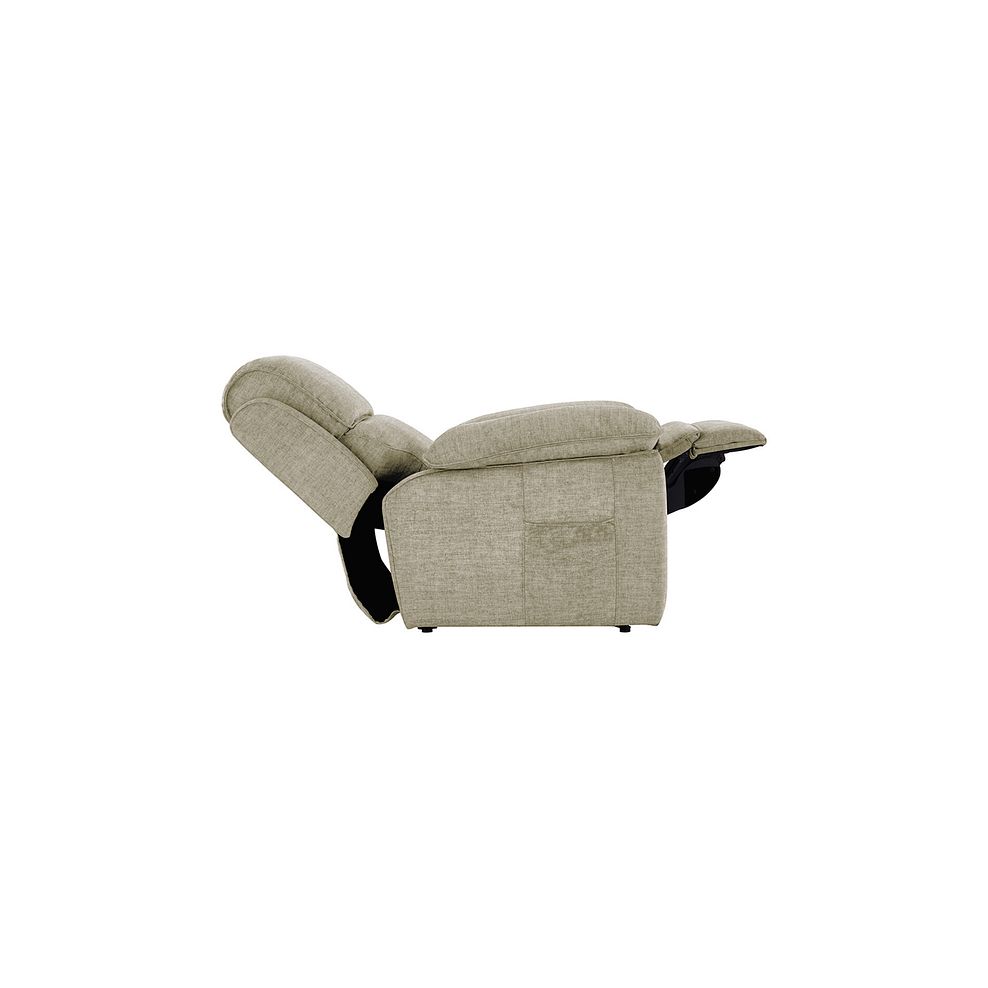 Goodwood Electric Riser Recliner Armchair in Plush Beige 14