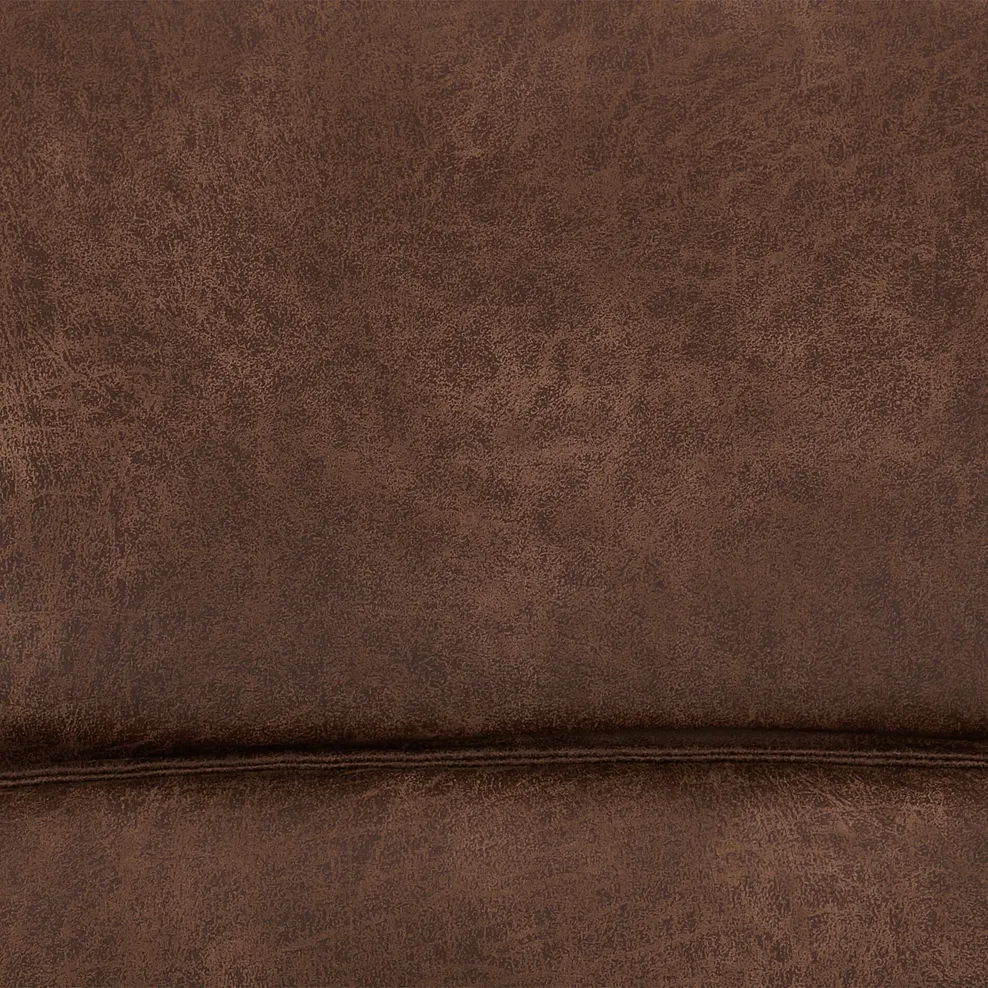 Goodwood Ranch Dark Brown Fabric 3 Seater Electric Recliner Sofa 9