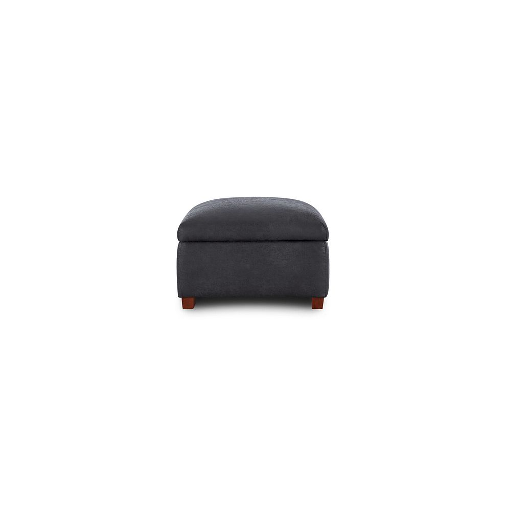 Goodwood Storage Footstool in Miller Grey Fabric Thumbnail 4