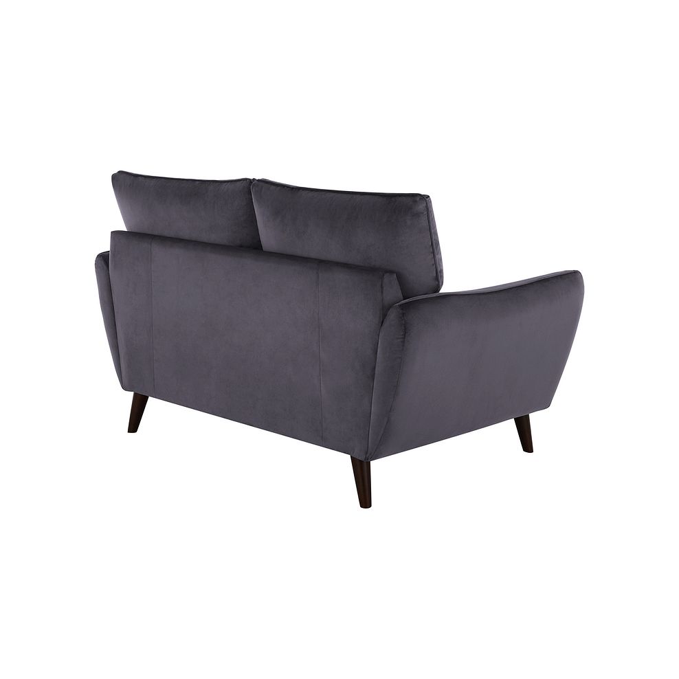 Fern 2 Seater Sofa in Grey Velvet Thumbnail 3