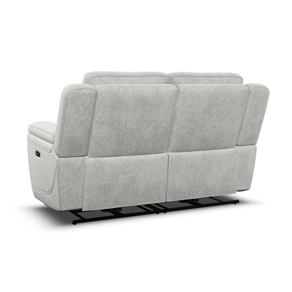 Hadley 2 Seater Electric Recliner Sofa with Power Headrests  in Amigo Dove Fabric 9