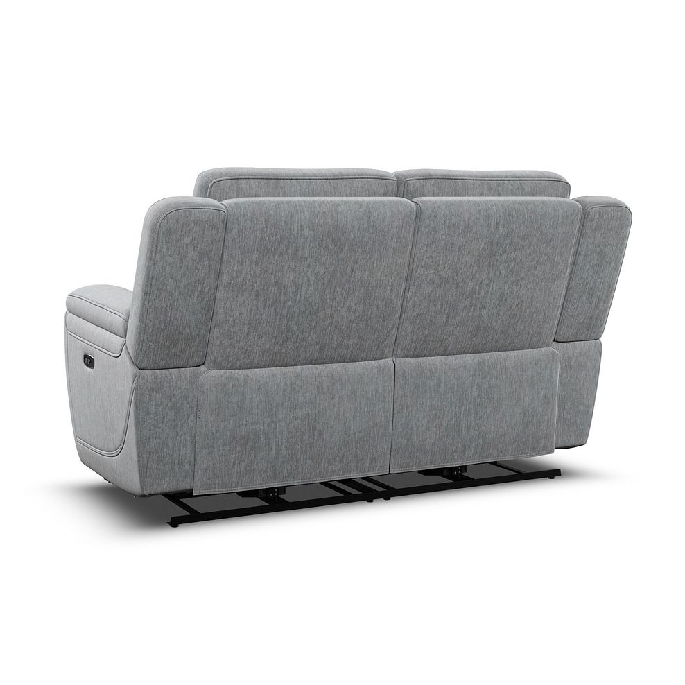 Hadley 2 Seater Electric Recliner Sofa with Power Headrests  in Amigo Granite Fabric 9