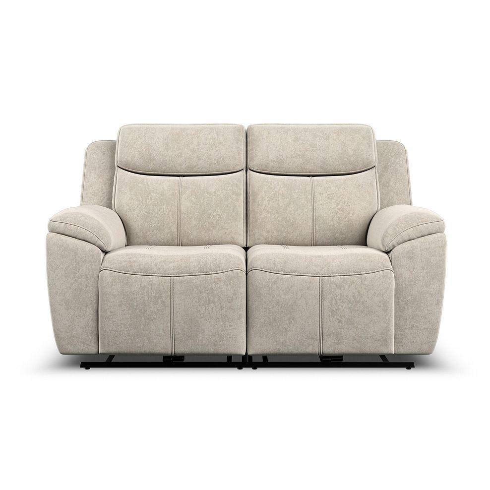 Hadley 2 Seater Electric Recliner Sofa with Power Headrests  in Amigo Linen Fabric 6