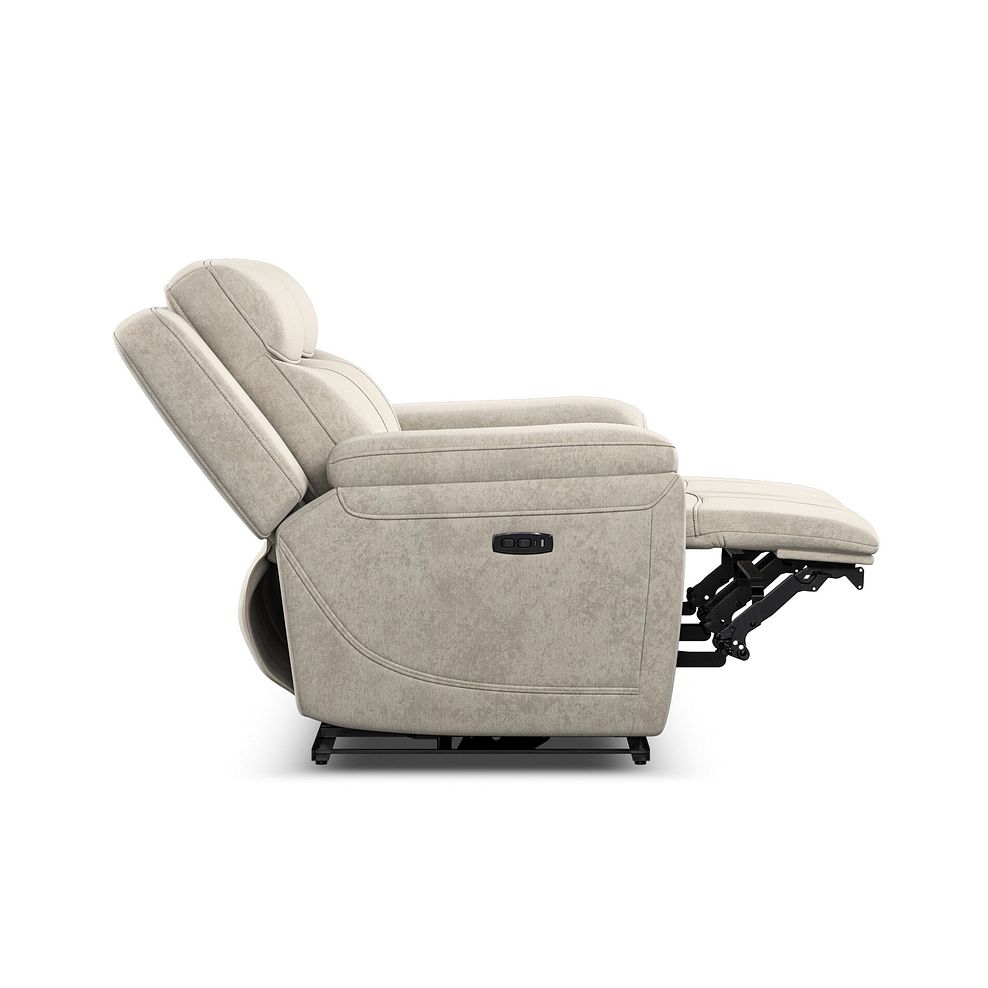 Hadley 2 Seater Electric Recliner Sofa with Power Headrests  in Amigo Linen Fabric 8