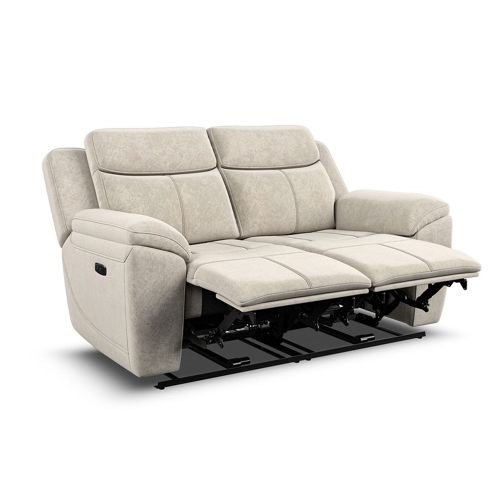 Hadley 2 Seater Electric Recliner Sofa with Power Headrests  in Amigo Linen Fabric 5