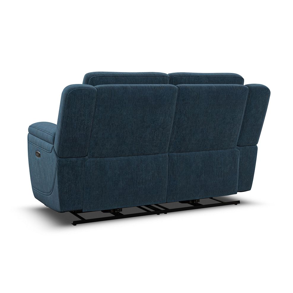 Hadley 2 Seater Electric Recliner Sofa with Power Headrests  in Amigo Navy Fabric 9