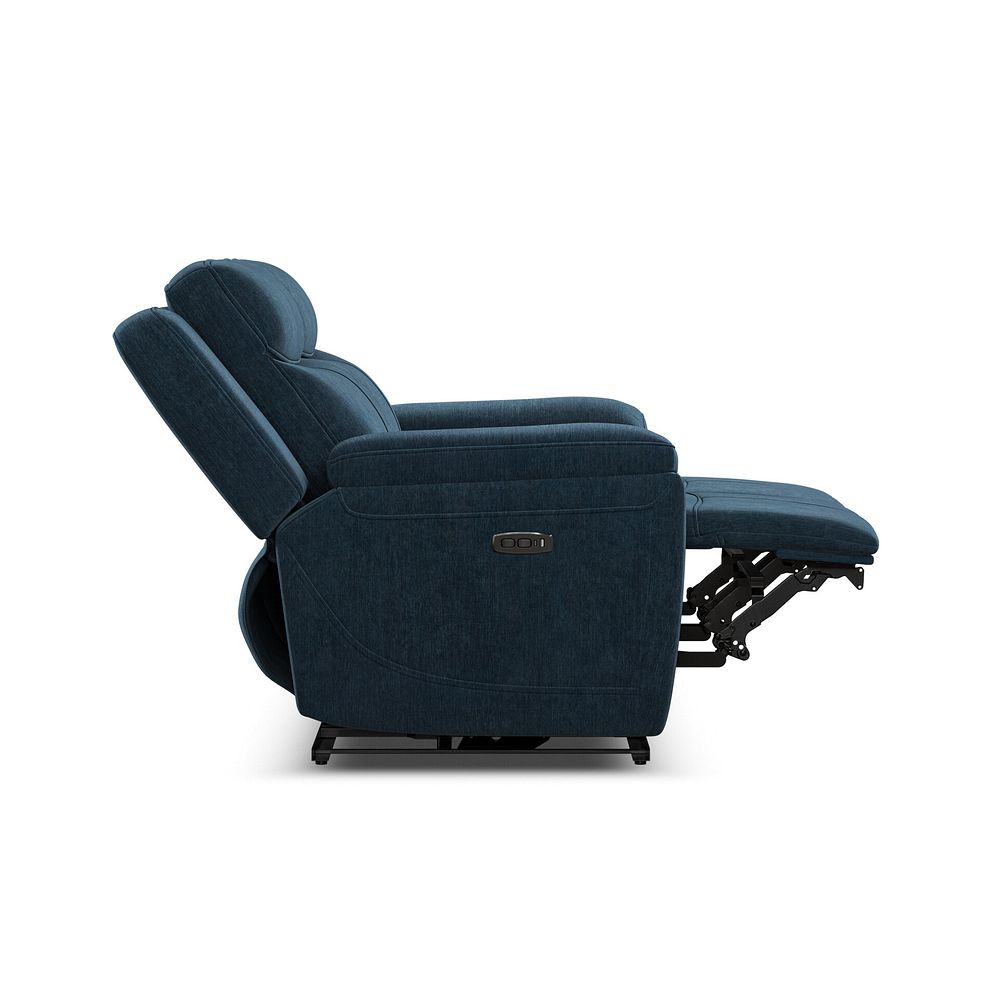 Hadley 2 Seater Electric Recliner Sofa with Power Headrests  in Amigo Navy Fabric 8