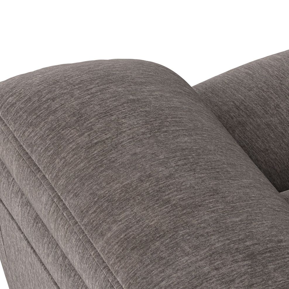 Hadley Electric Recliner Armchair with Power Headrest  in Amigo Cocoa Fabric 11