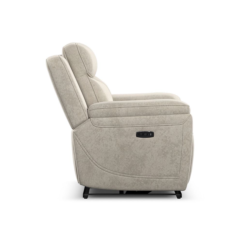 Hadley Electric Recliner Armchair with Power Headrest  in Amigo Linen Fabric 6