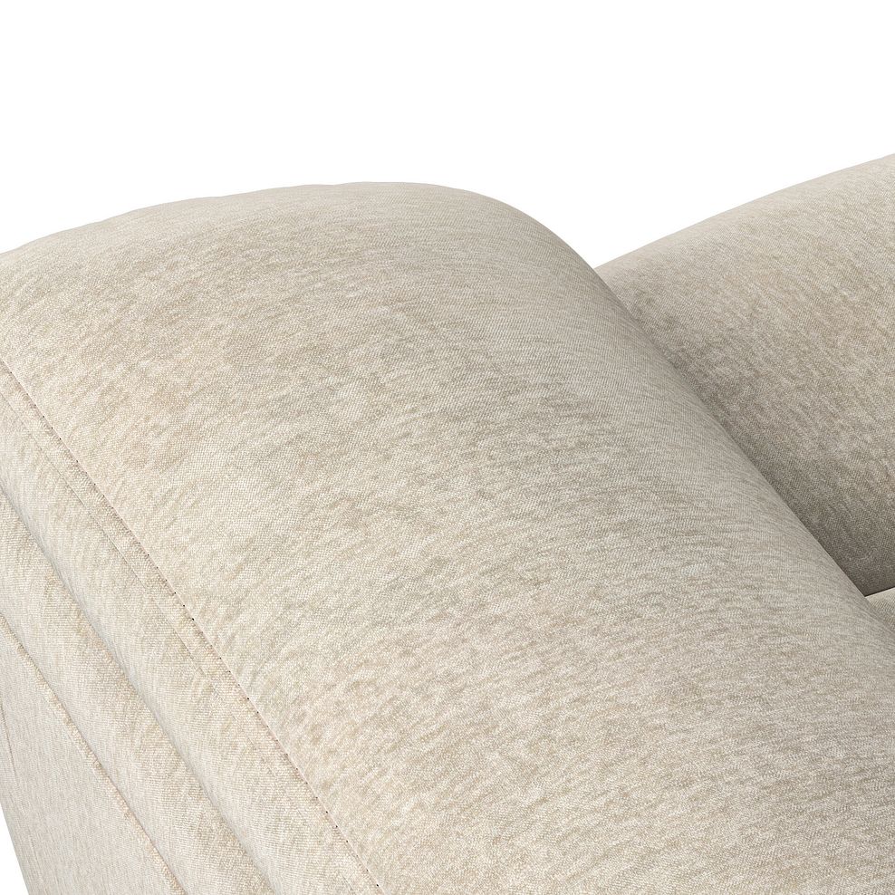 Hadley Electric Recliner Armchair with Power Headrest  in Amigo Linen Fabric 11