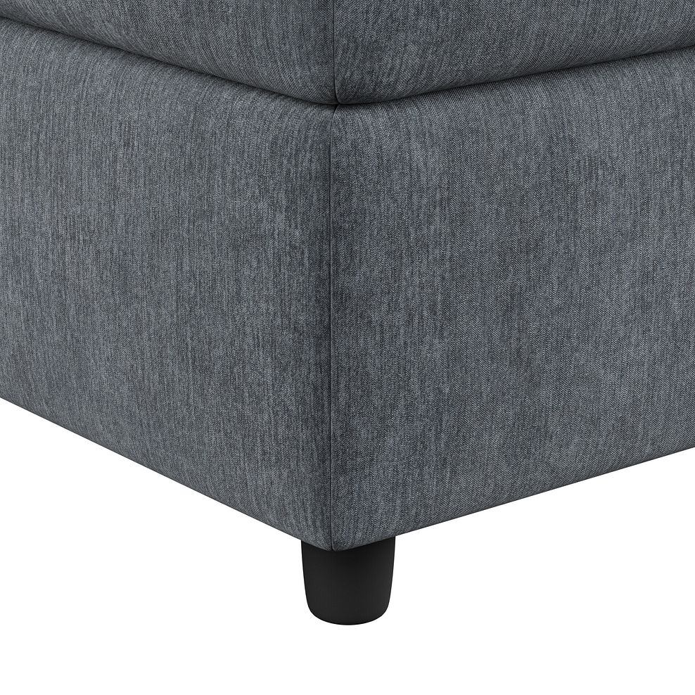 Hadley Footstool in Amigo Coal Fabric 8