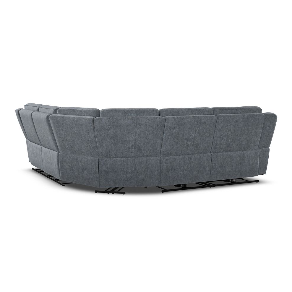 Hadley Large Corner Electric Recliner Sofa with Power Headrests  in Amigo Coal Fabric 9