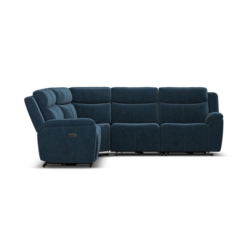 Hadley Large Corner Electric Recliner Sofa with Power Headrests  in Amigo Navy Fabric 7