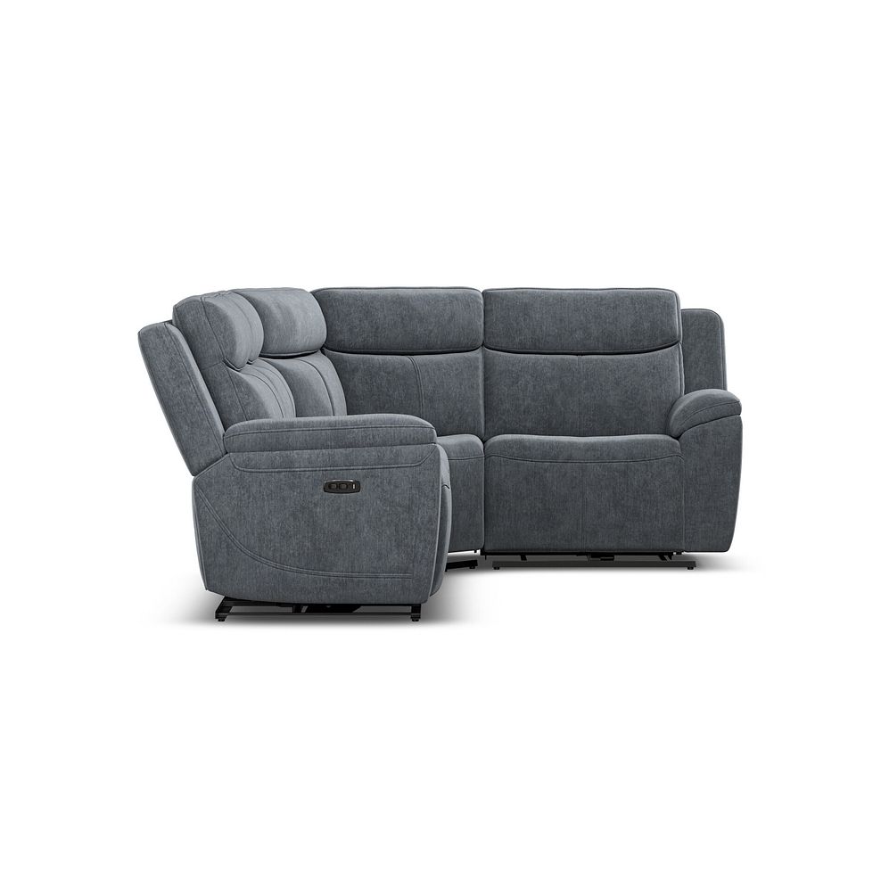 Hadley Left Hand Corner Electric Recliner Sofa with Power Headrests  in Amigo Coal Fabric 7