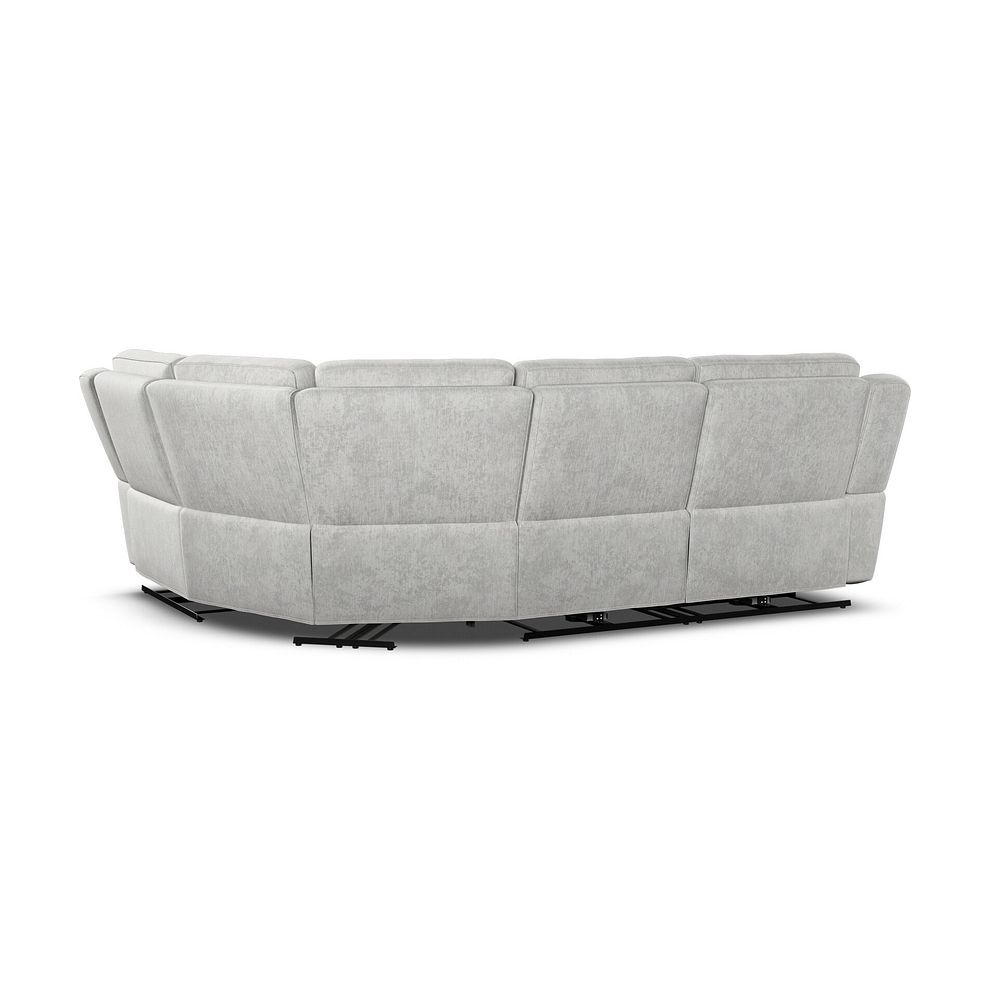 Hadley Left Hand Corner Electric Recliner Sofa with Power Headrests  in Amigo Dove Fabric 9