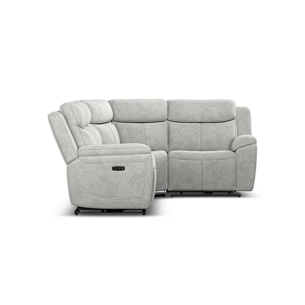 Hadley Left Hand Corner Electric Recliner Sofa with Power Headrests  in Amigo Dove Fabric 7