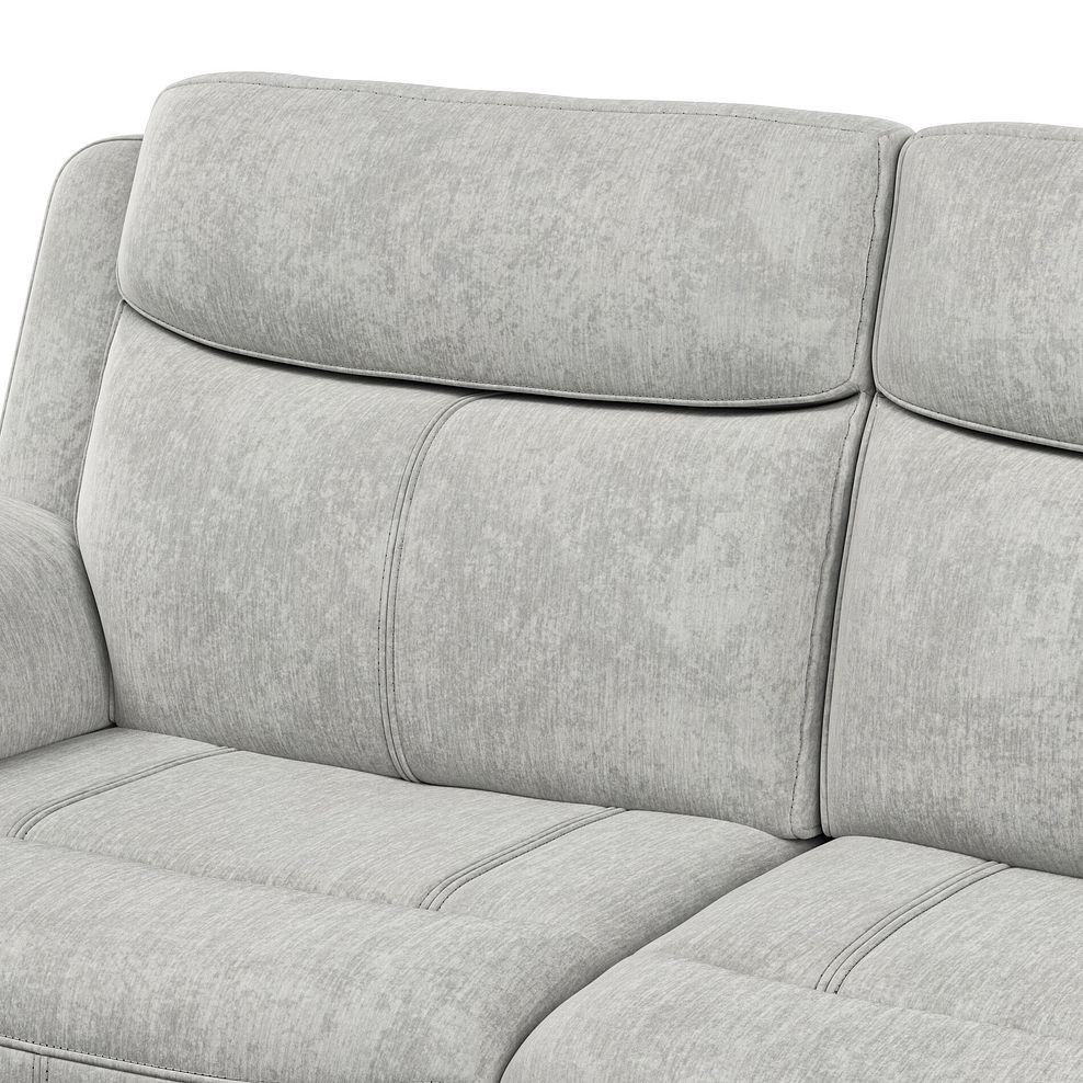 Hadley Left Hand Corner Electric Recliner Sofa with Power Headrests  in Amigo Dove Fabric 12