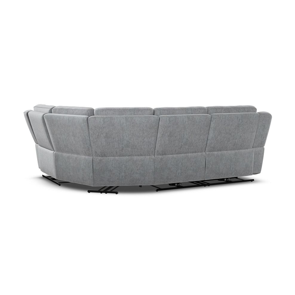 Hadley Left Hand Corner Electric Recliner Sofa with Power Headrests  in Amigo Granite Fabric 9