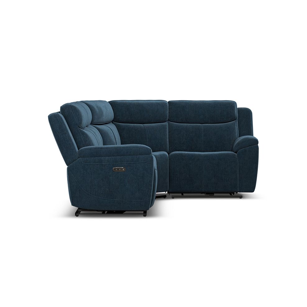 Hadley Left Hand Corner Electric Recliner Sofa with Power Headrests  in Amigo Navy Fabric 7