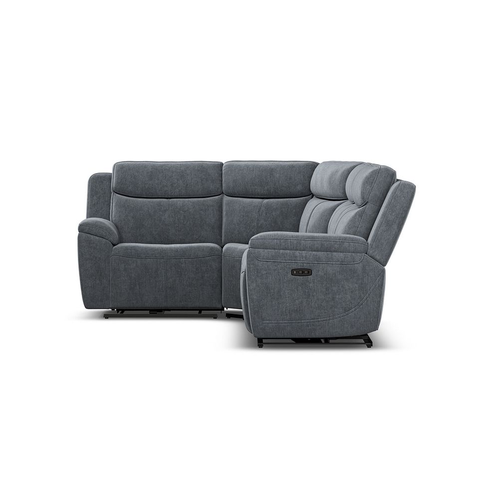 Hadley Right Hand Corner Electric Recliner Sofa with Power Headrests  in Amigo Coal Fabric 7