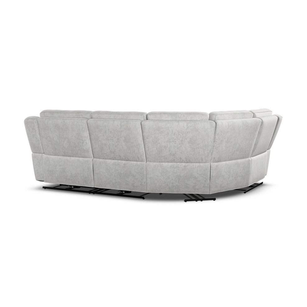 Hadley Right Hand Corner Electric Recliner Sofa with Power Headrests  in Amigo Dove Fabric 10