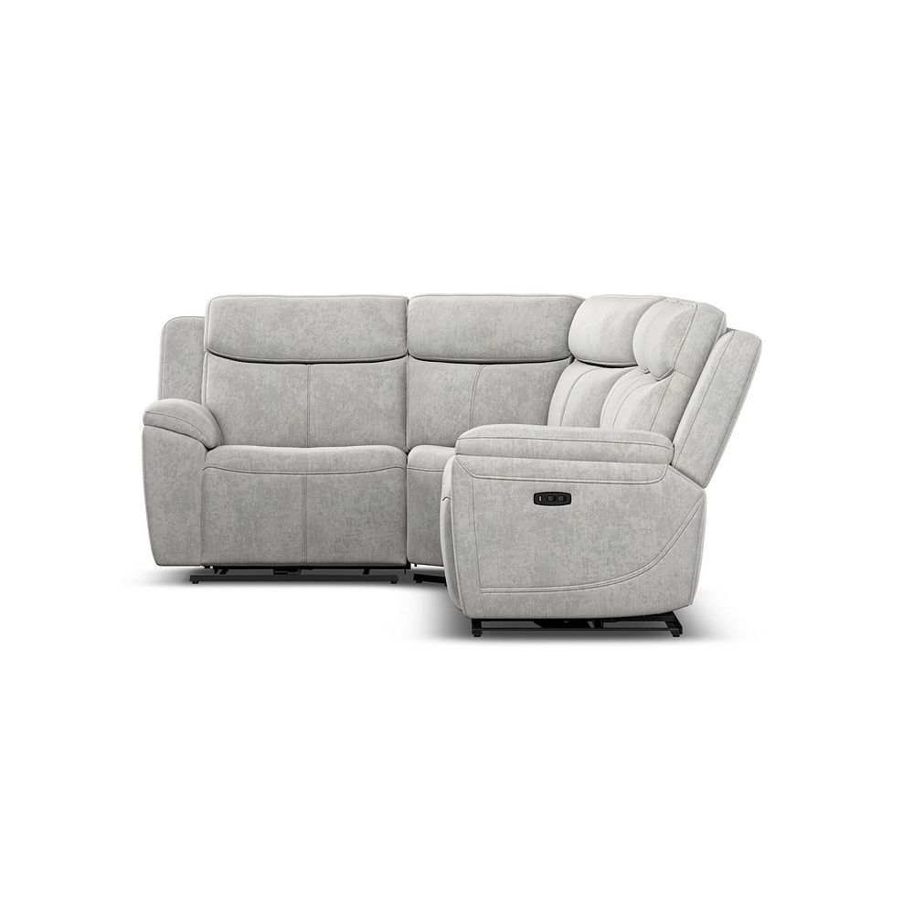 Hadley Right Hand Corner Electric Recliner Sofa with Power Headrests  in Amigo Dove Fabric 8