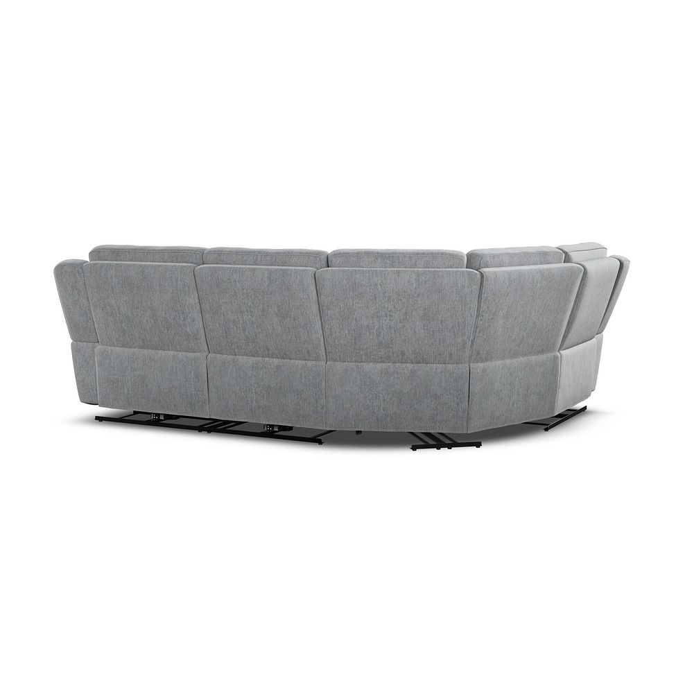 Hadley Right Hand Corner Electric Recliner Sofa with Power Headrests  in Amigo Granite Fabric 9