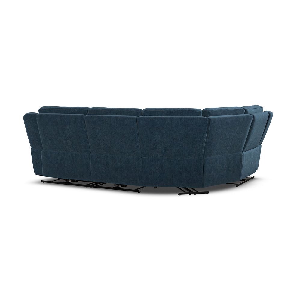 Hadley Right Hand Corner Electric Recliner Sofa with Power Headrests  in Amigo Navy Fabric 9