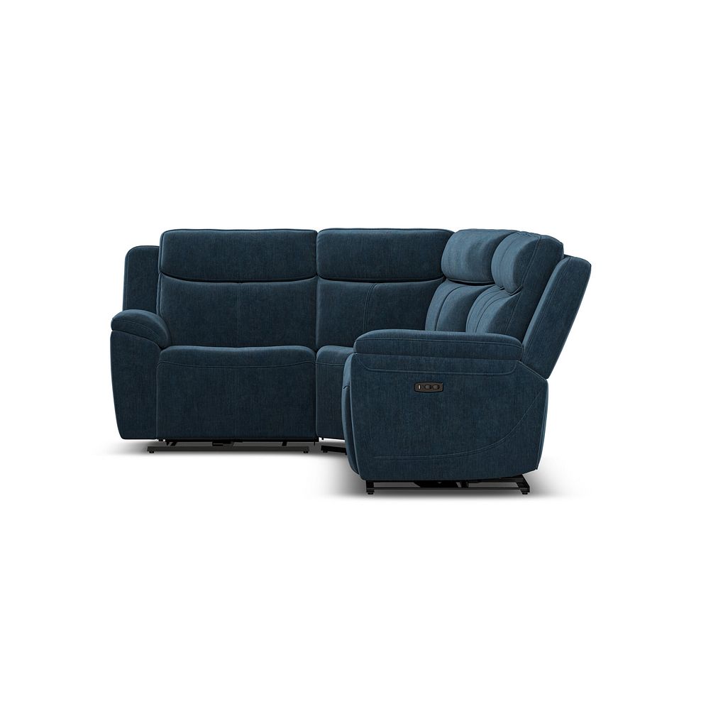 Hadley Right Hand Corner Electric Recliner Sofa with Power Headrests  in Amigo Navy Fabric 7