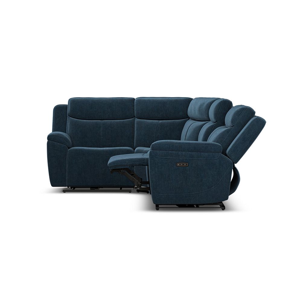 Hadley Right Hand Corner Electric Recliner Sofa with Power Headrests  in Amigo Navy Fabric 8