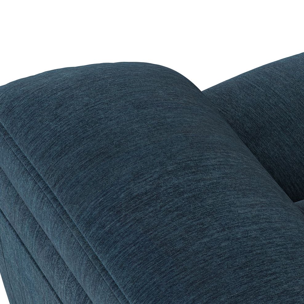 Hadley Right Hand Corner Electric Recliner Sofa with Power Headrests  in Amigo Navy Fabric 13