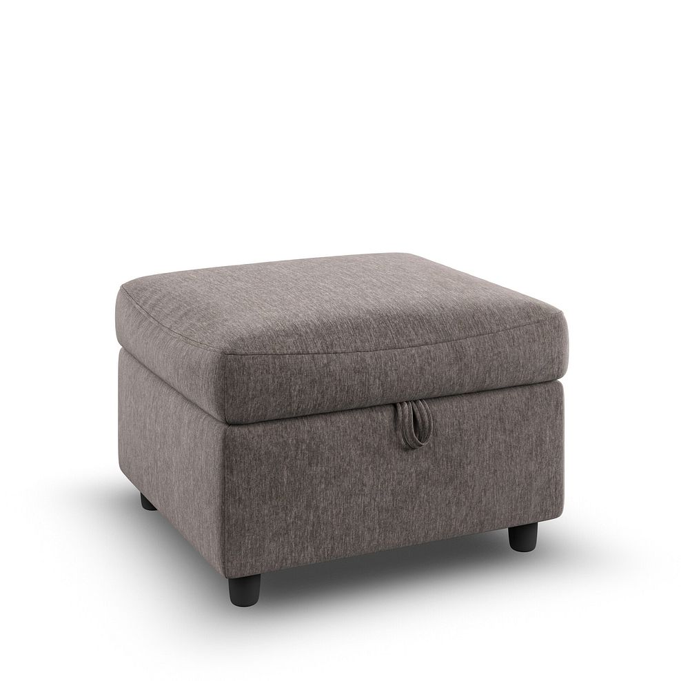 Hadley Storage Footstool in Amigo Cocoa Fabric 1