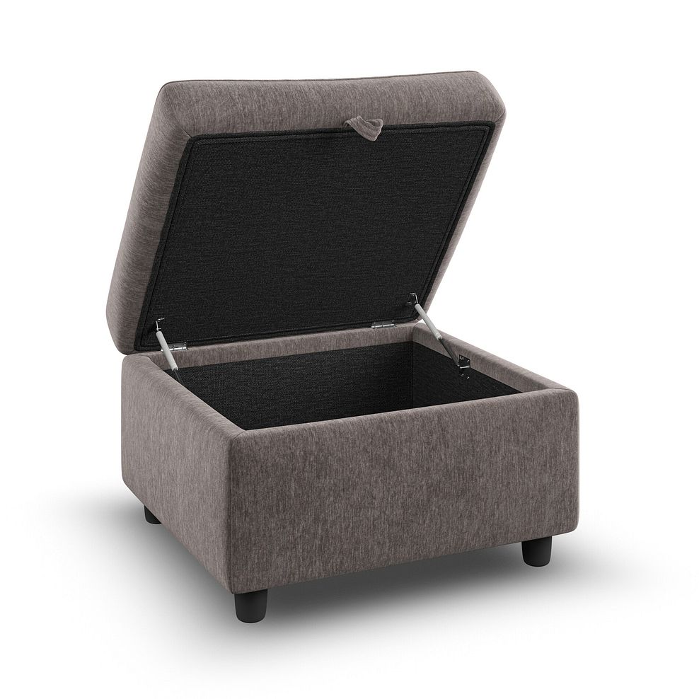 Hadley Storage Footstool in Amigo Cocoa Fabric 3