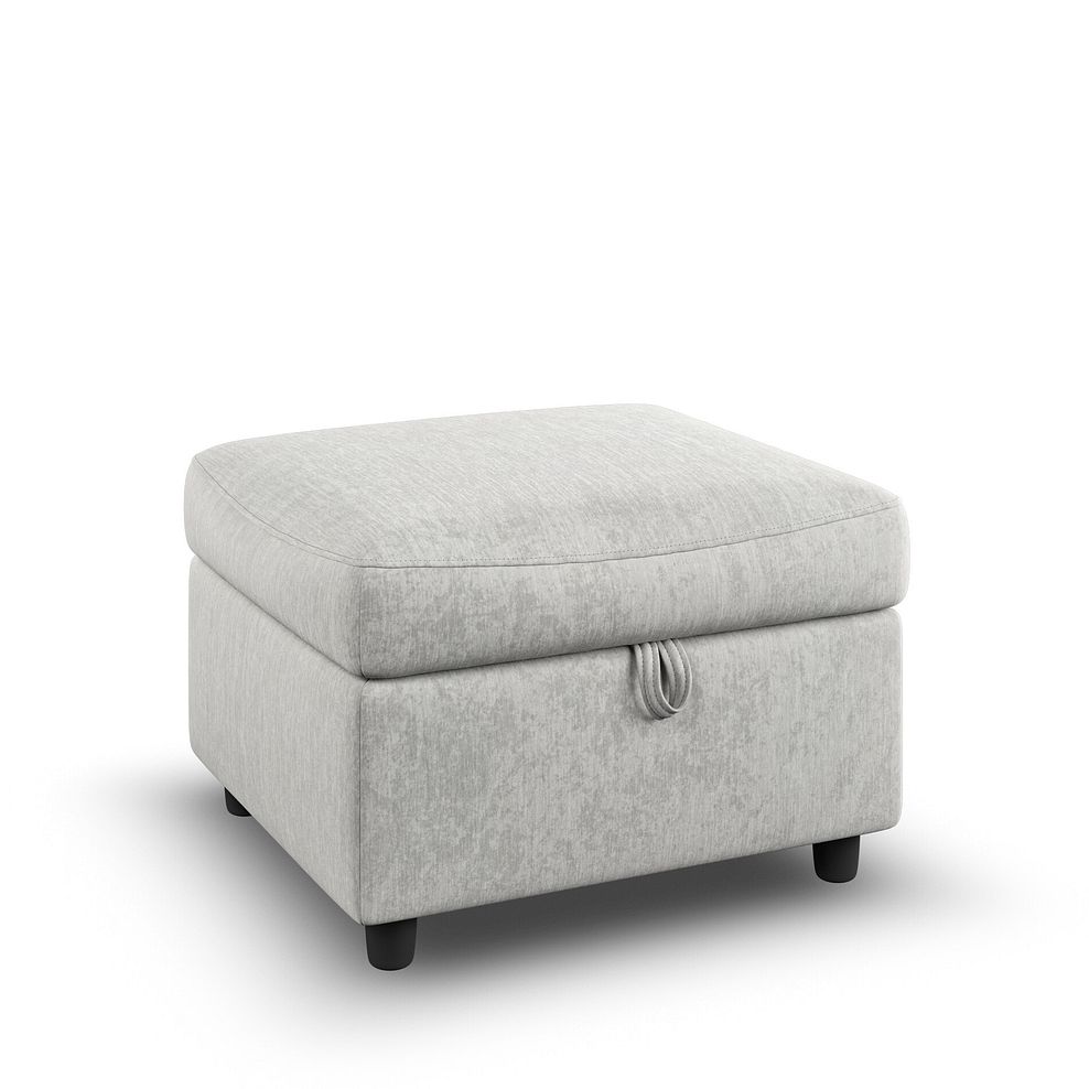 Hadley Storage Footstool in Amigo Dove Fabric 1