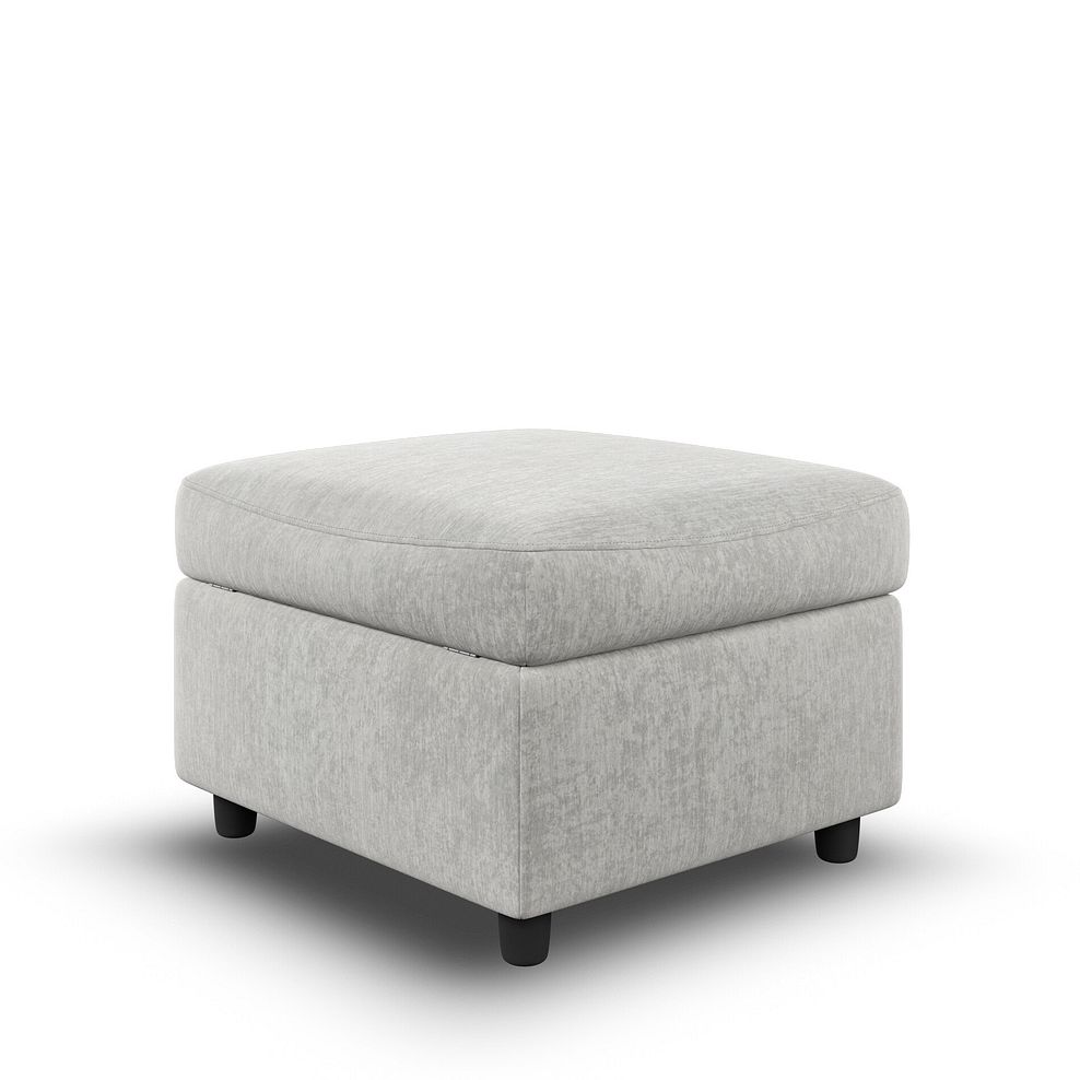 Hadley Storage Footstool in Amigo Dove Fabric 4