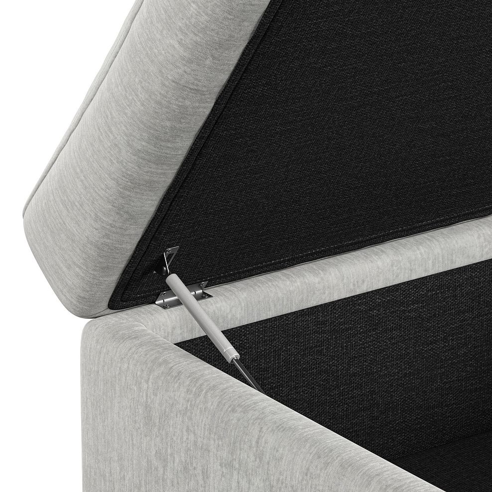 Hadley Storage Footstool in Amigo Dove Fabric 7