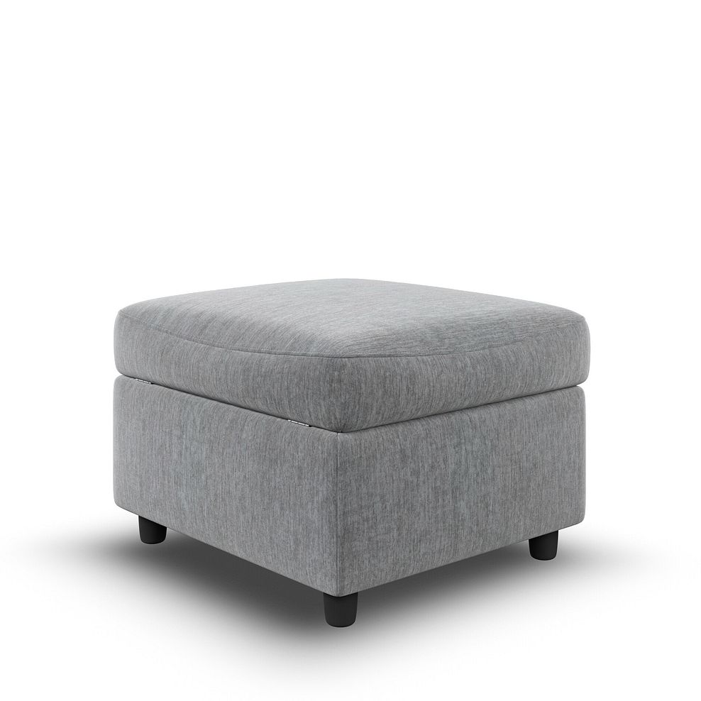 Hadley Storage Footstool in Amigo Granite Fabric 4