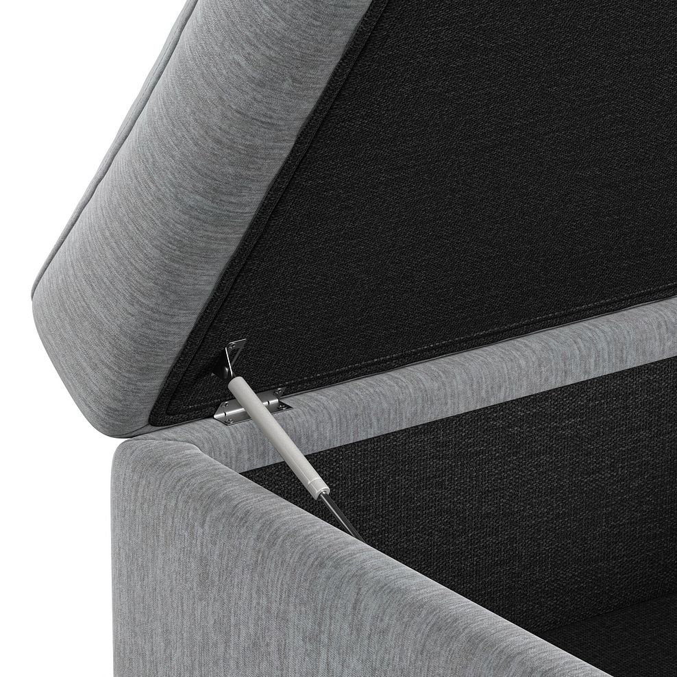 Hadley Storage Footstool in Amigo Granite Fabric 7