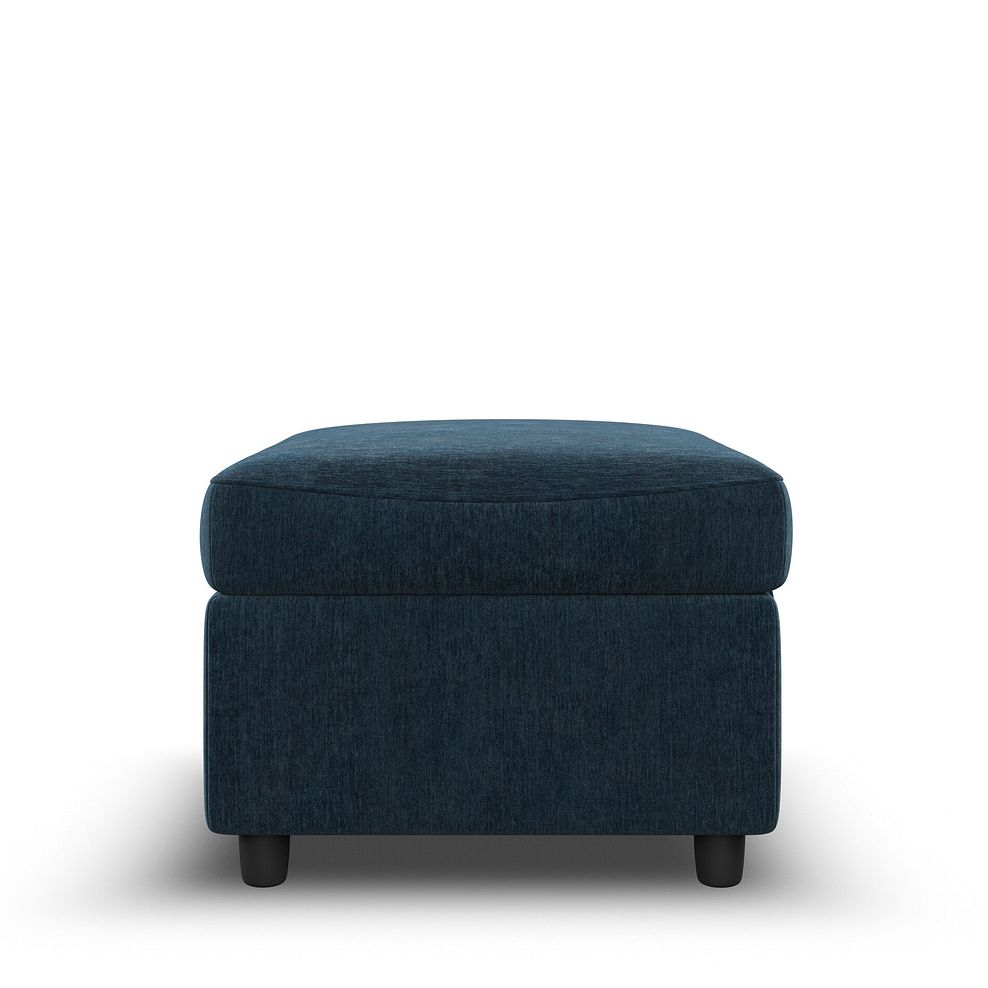 Hadley Storage Footstool in Amigo Navy Fabric 5
