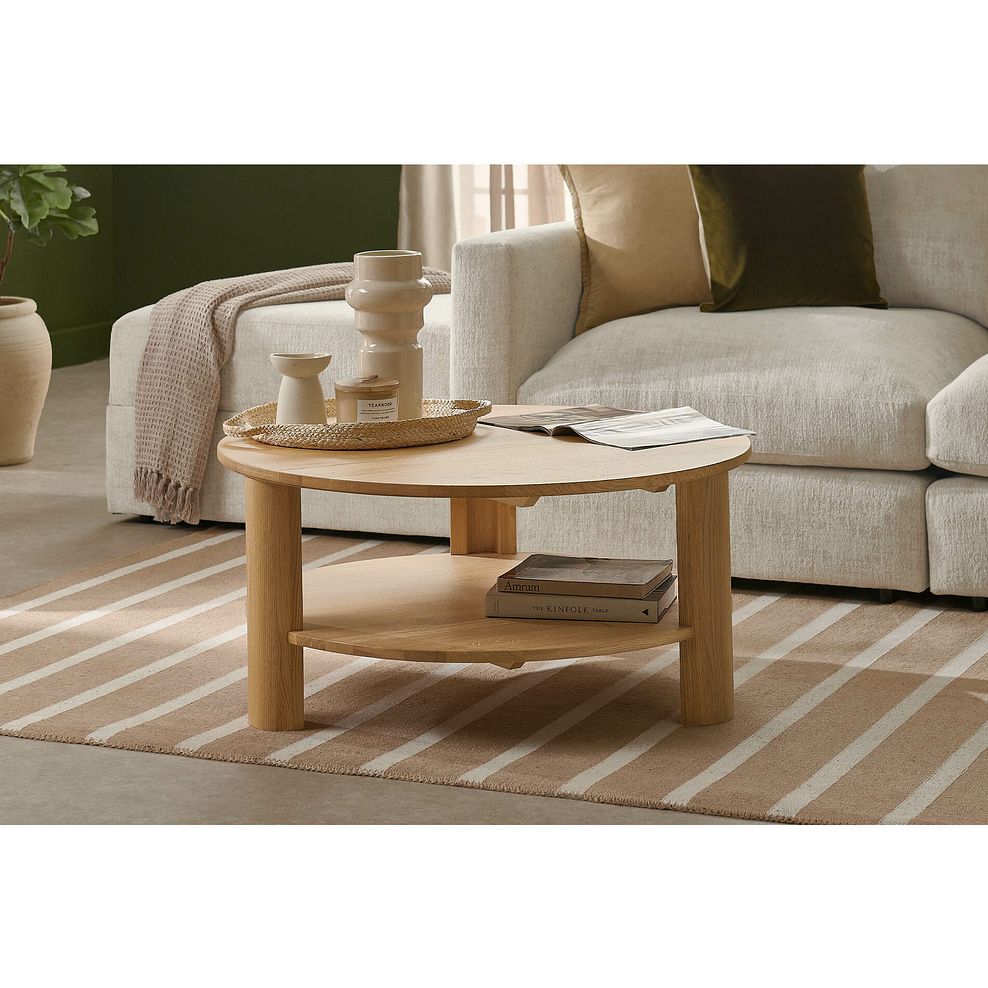 Halo Natural Oak Coffee Table 1